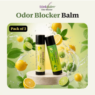 Citrus 911 2 Pack | Lemon and Lime Odor Blocking Nose Balm Set