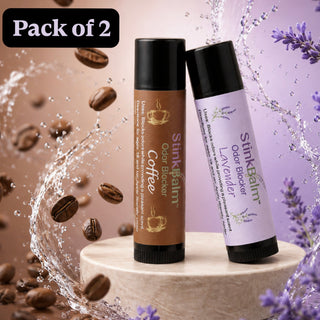 Early to Bed Early to Rise 2 Pack |  Lavender and Coffee Odor Blocking Balm Set