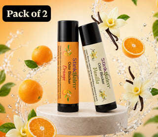 Creamsicle 2 Pack | Orange and Vanilla Odor Blocking Nose Balm Set