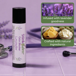 StinkBalm Lavender | Calming Odor Blocking Nose Balm