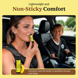 StinkBalm Fruit Basket 2 Pack | Apple and Banana Odor Blocking Nose Balm